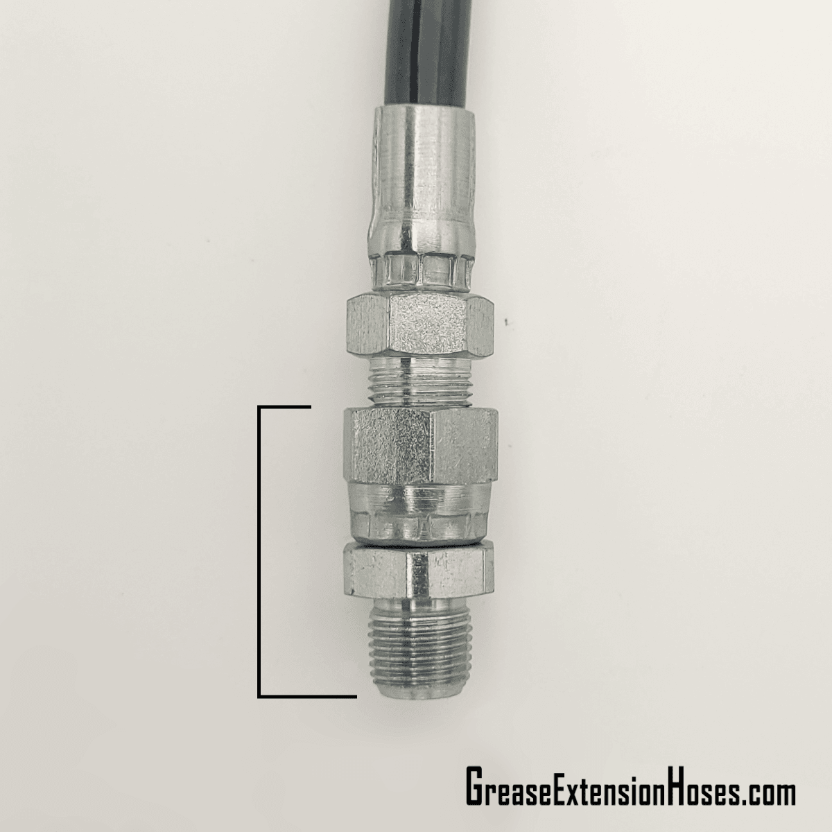 Swivel Fitting Installed on Grease Lubrication Hose