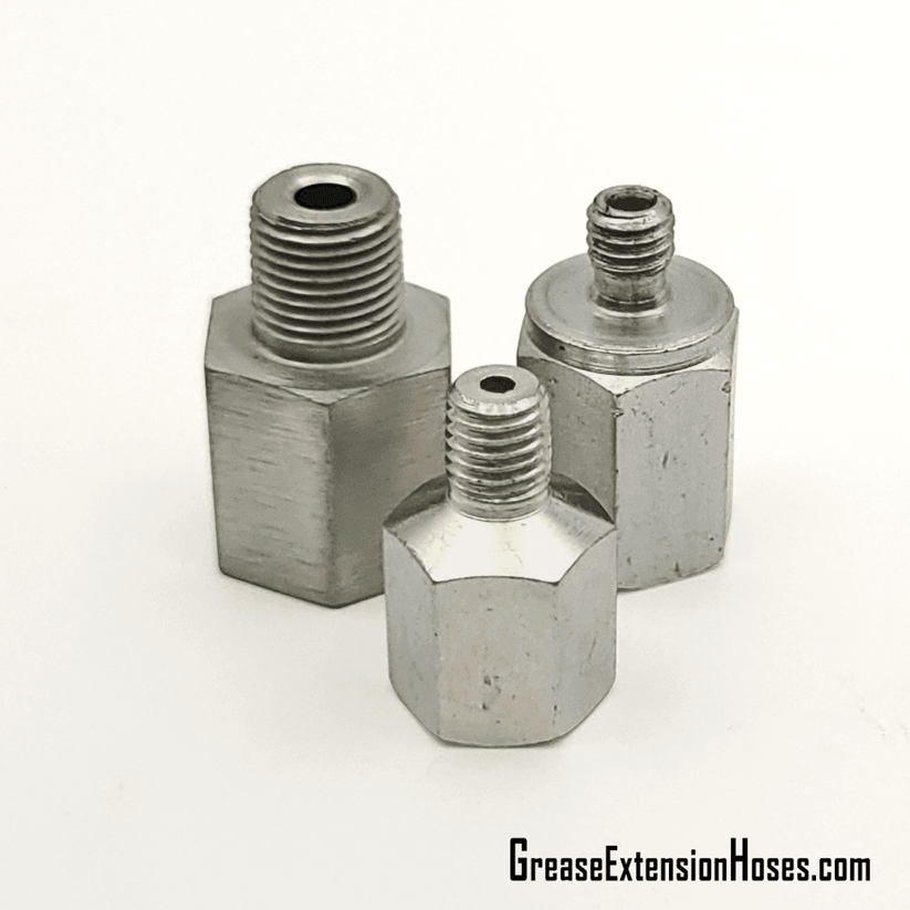 Thread Adapters for Grease Fitting Threads